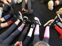 Odd sock day in Nursery One-For Anti-Bullying Week